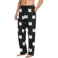 thumbnail image 4 of GZHJMY Cat Pajama Pants for Men, Lounge Pants Lightweight Men Pajama Bottoms with Drawstring Pockets, Christmas New Year Birthday Gifts, X-Large, 4 of 6