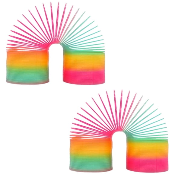 Juguete de Gusano con Resorte SpringWorm 2 pzas Plástico PVC Unisex +3 años Colores al Azar.