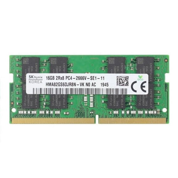 New Genuine SK Hynix 16GB PC4-21300 DDR4 2666MHz SoDimm Memory Module HMA82GS6DJR8N-VK