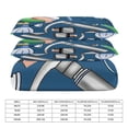 thumbnail image 2 of 3 Pcs Soft Bedding Set, Includes 1 Duvet Cover with Zipper And 2 Pillow Shams,Anesthesia Full(79"×90"), 2 of 8