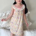 thumbnail image 1 of LOVZFMLL Robe de Princesse Imprimée de Noël pour Enfants et Filles 4-14 Ans Manches Longues Col Rond, 1 of 3
