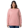 thumbnail image 4 of Terra & Sky Women's Plus Size Cotton Blend Fleece Sweatshirt, 2-Pack, 4 of 9