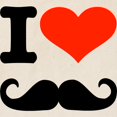 thumbnail image 2 of CafePress - I Love Mustache Tote Bag - Unisex Canvas Tote Bag, Beige, 1-Piece, 2 of 7