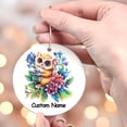 thumbnail image 5 of Tarsier Ornament, Christmas Ornaments 2025, Gift for Tarsier Lovers, Gift for Pet Lovers, Gift for Christmas, Christmas Decorations, 5 of 6
