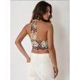 thumbnail image 5 of Ethnic Print Cropped Tank Top, 5 of 8