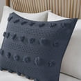 thumbnail image 4 of Intelligent Design Lucy Twin Bedding Sets Clip Jacquard in Navy - Luxury Comforter Sets, 4 of 12