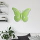 thumbnail image 4 of Figura decorativa de mariposa 3D para pared, estatua colgante, decoración de mariposas de metal para Verde claro, 4 of 8