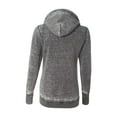 thumbnail image 3 of Ladies' Zen Full-Zip Fleece Hooded Sweatshirt - DARK SMOKE - L, 3 of 3