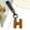 H, variant on Initial Letter Keychain Faux Leather Alphabet Keychain with Easy Clasp, Key Car Key Bag Key Ring for Women Mens