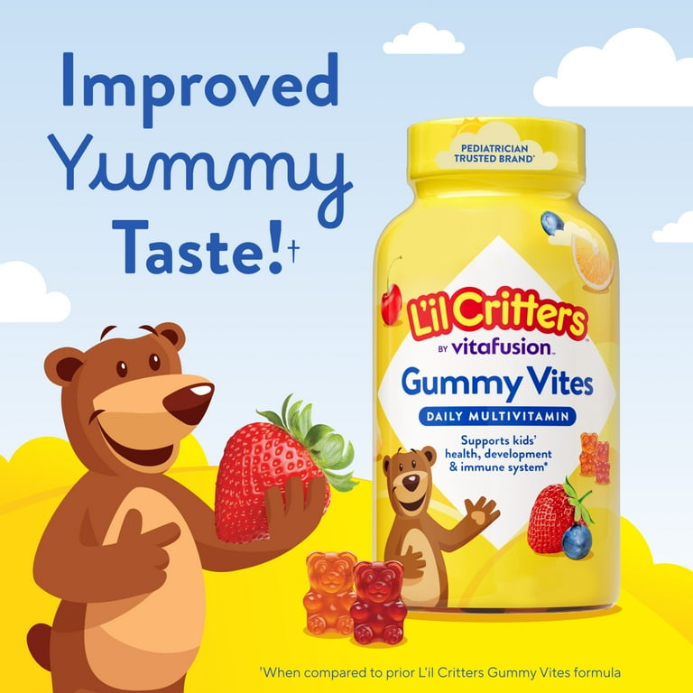 L'il Critters Daily Gummy Multivitamin for Kids, Immunity
