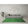 thumbnail image 3 of Ahgly Company Indoor Square Oriental Emerald Green Industrial Area Rugs, 4' Square, 3 of 4
