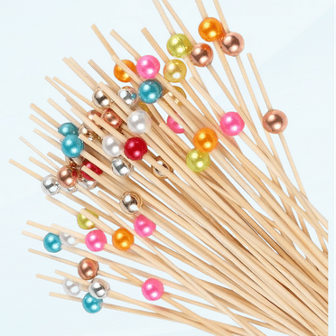 100PCS Cocktail Garnish Martini Picks Toothpicks for Appetizers Drinks Cake Picks Birthday Wedding Holiday Festival Party