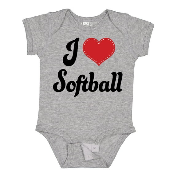 Inktastic Softball Sports Gift for Girls Girls Baby Bodysuit