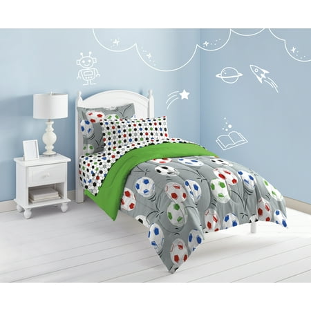 Dream Factory Soccer Twin Comforter Set Walmart Com