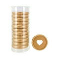 thumbnail image 2 of Hariumiu 10 Pcs/Set Hole Binding Ring Buckle, 24 28 32mm Binding Rings Lustrous Removable ABS Loose Leaf Mushroom Hole Binder Discs Office Supplies, 2 of 11