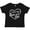 AB-Black, variant on I Love My Oma and Opa in White Chalk Heart Boys or Girls Baby T-Shirt