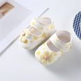 thumbnail image 2 of LNMQLPDBS Baby Girl Shoes Newborn Mary Jane Flats with Flower Soft Sole Non-Slip Crib Shoes Infant Toddler First Walkers Princess Dress Shoes, 2 of 8