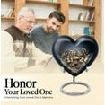 thumbnail image 5 of Musical Instrument Heart Shaped Urn Stand, Heart Urns for Ashes, Small Heart Urn, Keepsake Urns For Human Ashes, Cremation Urn For Human Ashes, Urns for Ashes, Mini Urns For Ashes, 3-Inch, 1Pc, 5 of 5