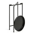 thumbnail image 6 of Kate and Laurel Celia Round Metal Foldable Accent Table with Tray Top, Black, 6 of 6