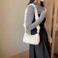 thumbnail image 1 of Bolso Hobo de plumón para mujer Bolso tipo cartera plisado informal Bolso versátil para axila Bolso para ir al trabajo, 1 of 6