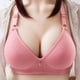 thumbnail image 2 of Gibobby Brasier deportivo mujer Ropa interior francesa sin anillo de para mujer, sujetador en forma de U con espalda abierta grande y espalda abierta(Marrón,42), 2 of 5