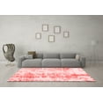 thumbnail image 3 of Ahgly Company Indoor Square Abstract Red Modern Area Rugs, 7' Square, 3 of 4