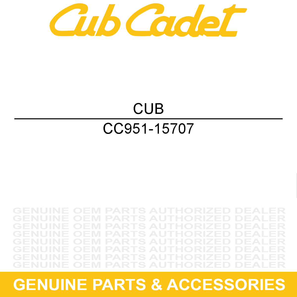 CUB CADET 951-15707 Thermal Switch Engine 7T90JU 7T90HU