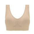 thumbnail image 2 of Bras for Women Plus Size Seamless Cotton Breathable Underwear Wireless with Pads Push Up Bra Plus, 2 of 2