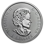 Canadian Mint 1.5 Oz Silver Grizzly Bear Bullion Coin, 38 mm