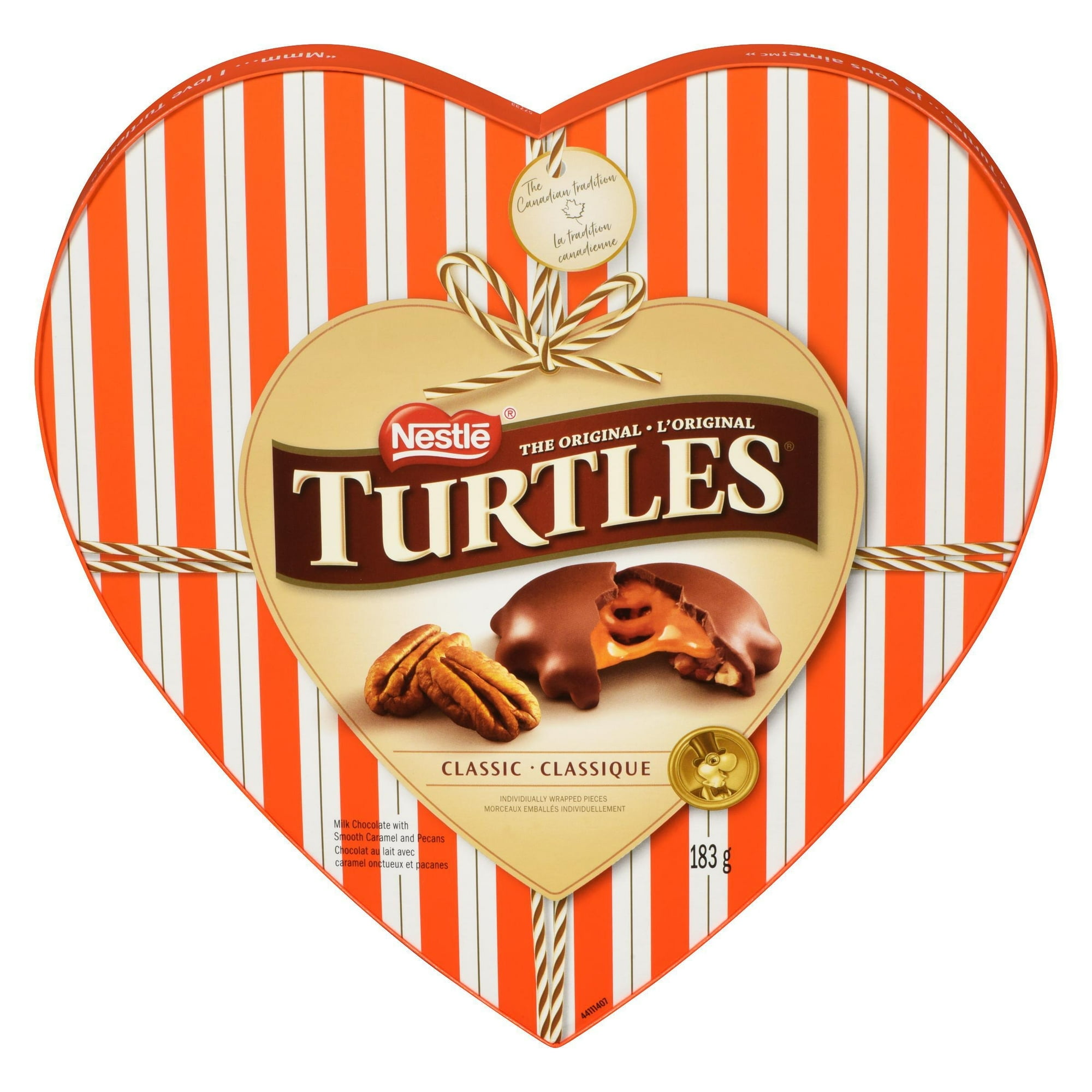 Boîte Saint-Valentin en forme de coeur NESTLÉ TURTLES classique