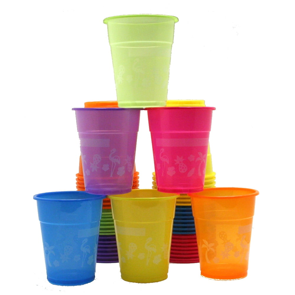 Luau Disposable Cups
