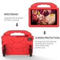 thumbnail image 3 of Dteck Kids Case for Lenovo Tab M8 (2019) TB-8505F/TB-8505X, Shockproof Light Weight EVA Foam Handle Stand Tablet Case, Red, 3 of 6