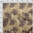 thumbnail image 3 of oneOone Cotton Cambric Dark Beige Fabric Tropical Sewing Fabric By The Yard Printed Diy Clothing Sewing Supplies 56 Inch Wide, 3 of 4