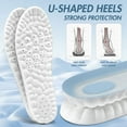 thumbnail image 5 of XINIFOOT Shoe Soles Breathable Elastic Soft Running Insole for Long Standing Ultralight Memory Foam Shock Absorption Inserts for Men&Women Replacement Insole, 5 of 7