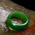 thumbnail image 6 of K-KED Jade Ring Green Real Natural Genuine Chinese Delicate Jewelry Charm Style For Women Men-9-A (Green), 6 of 7