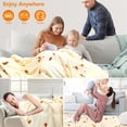 thumbnail image 2 of Rirool Tortilla Blanket - 71" Giant Taco Fleece Throw, Double-Sided Flannel, Funny Gift for Adults/Kids, Christmas & White Elephant (Machine Washable), 2 of 7
