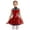Red, variant on iiniim Girls Sequin Racer Dress Checkered Speed Race Car Driver Jumpsuit Sparkle Racing Clothings Hot Pink 8