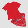 thumbnail image 4 of HCNTES Toddler Baby Boy Girl Outfit USA Flag Embroidery Knit Short Sleeve T Shirt Tops And Shorts Set Kids 1T 2T 3T 4T 5T 6T 7T 8T 9T Independence Day Clothes(H03-Red,7-8 Years), 4 of 7