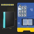 thumbnail image 3 of CloverCat 9 Pocket Waterproof Trading Card Binders, 40 Pages Holder, PU, 3 Rings Design, Blue, 3 of 8