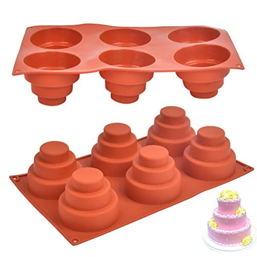 DIY Mini 3-Tier Cupcake Pudding Chocolate Cake Mold Baking Pan Mould Party MYYB 