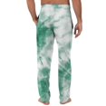 thumbnail image 5 of GrmtClth Mens Pajama Pants Ultra Lightweight Tie-Dye Print Bottoms Stylish Elastic Waist Pajama Pants Soft Sleepwear with Pockets and Button Fly Mint Green XXL, 5 of 8