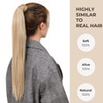 thumbnail image 4 of Goodyard Wrap around Ponytail Extension,Heat Resistant Synthetic Hairpiece for Women(24-613), 4 of 7