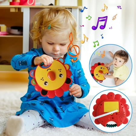 New Year New You 2022! Tuscom Children's Electronic Organ Toy Early Education Infant Enlightenment Cartoon Animal Luminous Music Toy