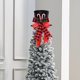 thumbnail image 4 of ¡Rebajas de Temporada!, Sombrero de copa de árbol de Navidad plegable de compresión con lazo de tela y patas rojas Akmoler, 4 of 7