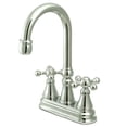 thumbnail image 5 of Kingston Brass Governor Two Handle 4" Centerset Standard Mount Lavatory Faucet with Brass Pop-up, 5 of 6