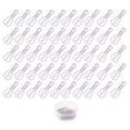 thumbnail image 2 of Paperclip Clamp Set,50Pcs Purple Guitar Shaped Purple Paper Clips Office Paperclip Next-Gen Design, 2 of 14