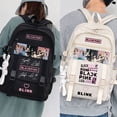 thumbnail image 2 of SY1 BLACKPINK Mochila Niños Estudiante De Gran Capacidad Impermeable Transpirable Personalidad De Moda Multiusos Mujer Bolsos Y, 2 of 4