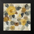 thumbnail image 2 of Vassileva, Silvia 15x15 Black Modern Framed Museum Art Print Titled - Neutral Floral Beige II Yellow Flowers, 2 of 5
