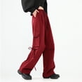 thumbnail image 2 of Salopettes Simples Basiques Mode Taille Haute Pantalon Grand, 2 of 10