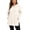 Beige, variant on Plus Size Women's Tunic Tops Ribbed Knit Crewneck Long Sleeve Side Split Fall Soft Brushed Stretchy Relaxed Sweater XL-5XL
